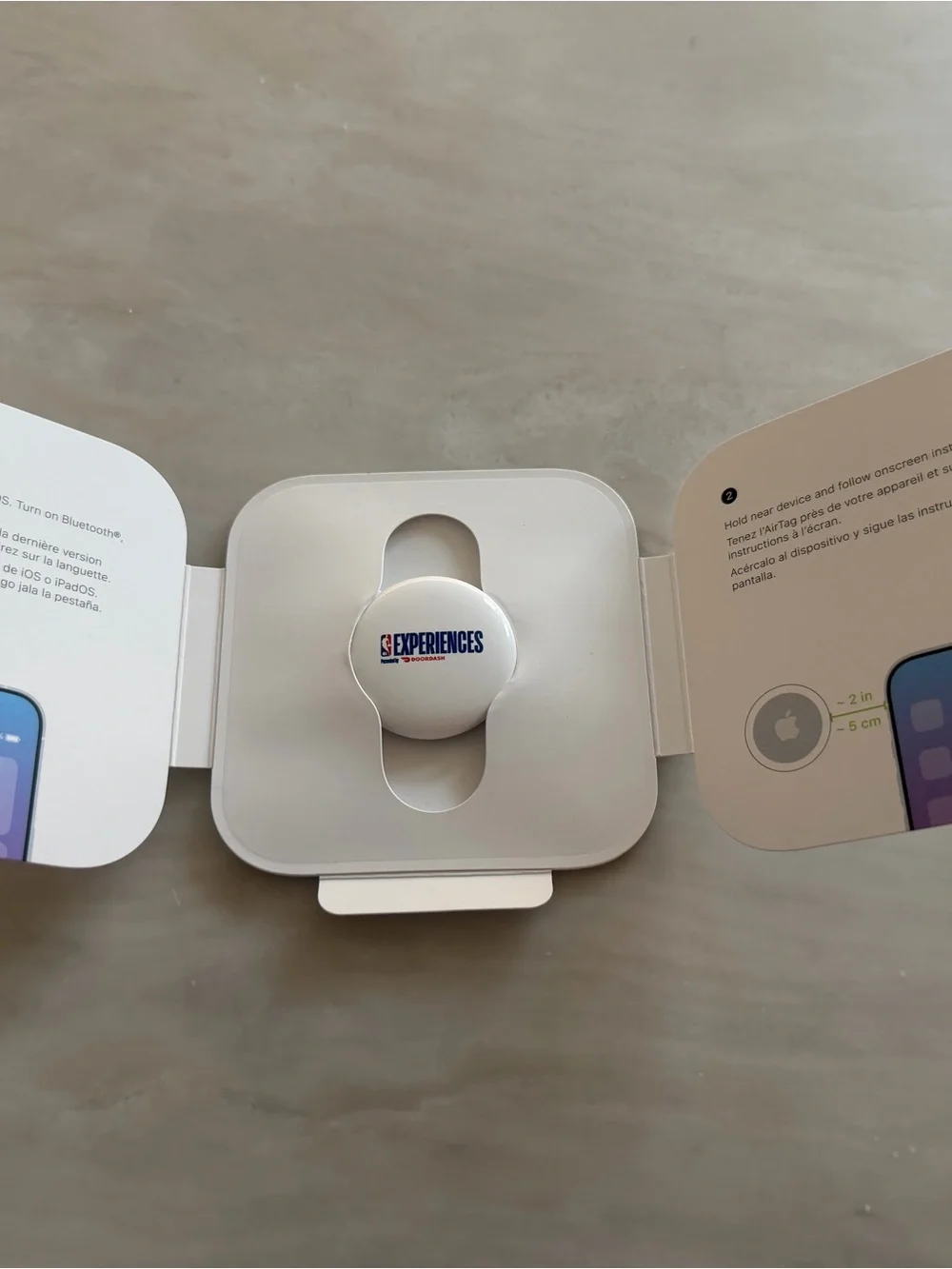 Apple AirTag 2-Pack  limited edition NBA experience branded